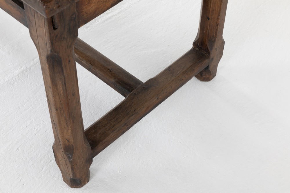 FRENCH 18TH CENTURY WALNUT FARMHOUSE TABLE View V