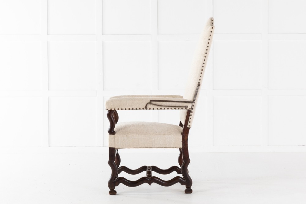 18TH CENTURY FRENCH WALNUT ARMCHAIR View II