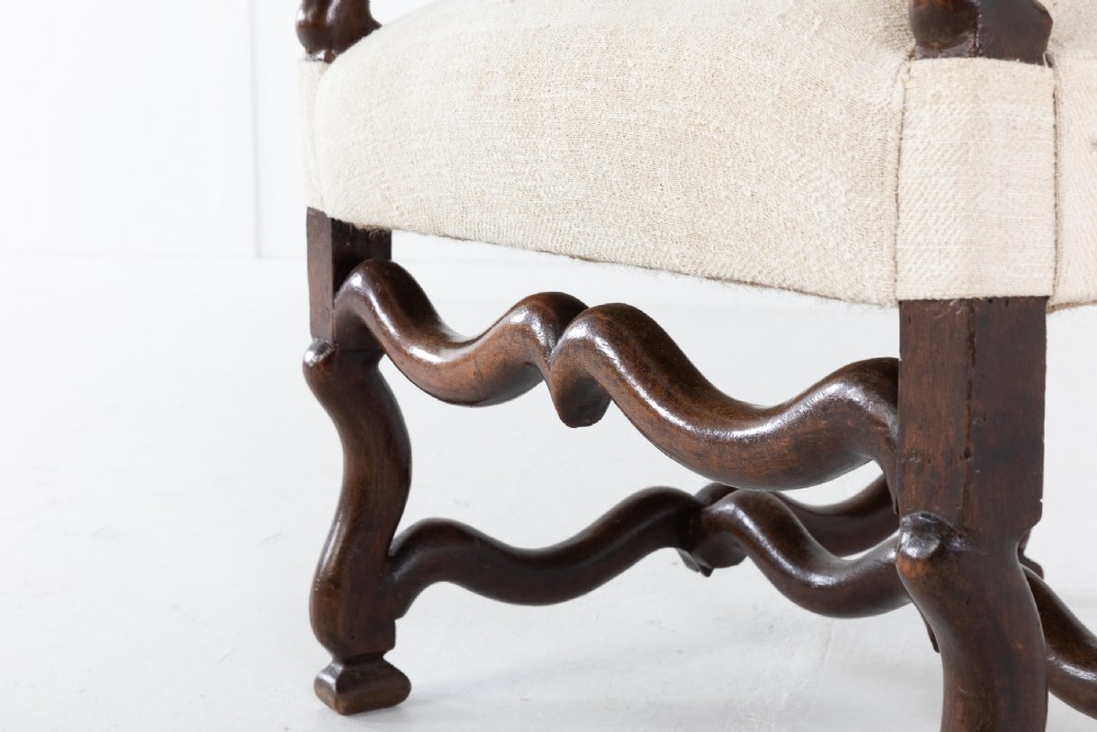 18TH CENTURY FRENCH WALNUT ARMCHAIR View V
