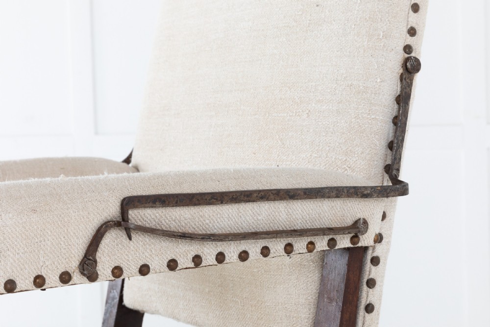 18TH CENTURY FRENCH WALNUT ARMCHAIR View VI