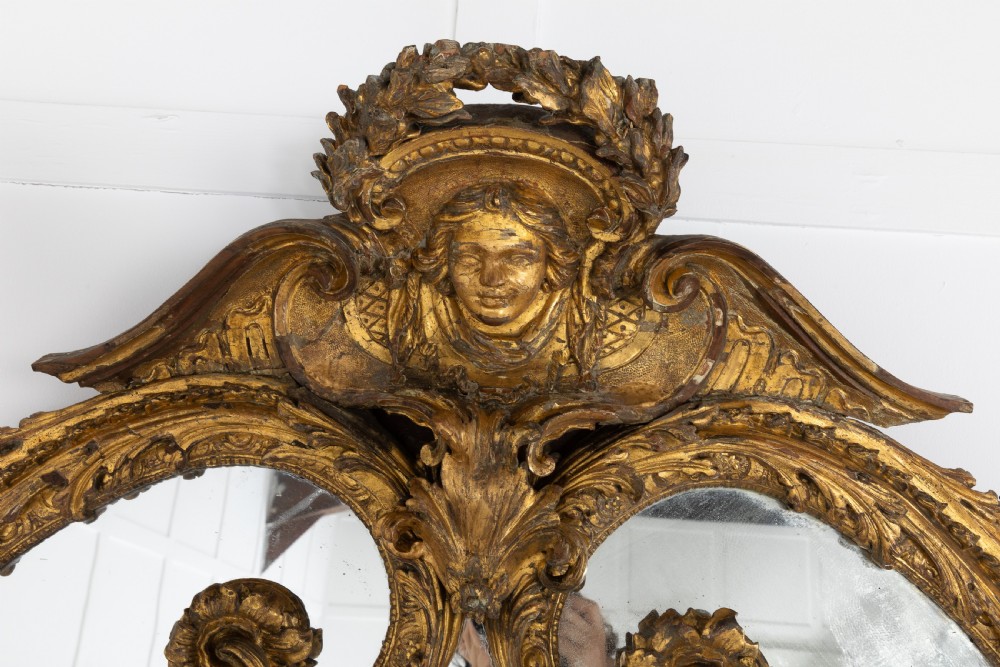 18TH CENTURY ITALIAN GILT MIRROR MADE BY THEODORO MONTARSOLO View VI