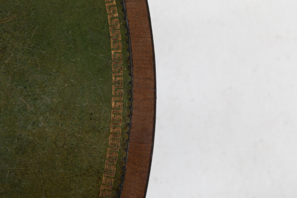 Regency Mahogany Drum Table View VIII