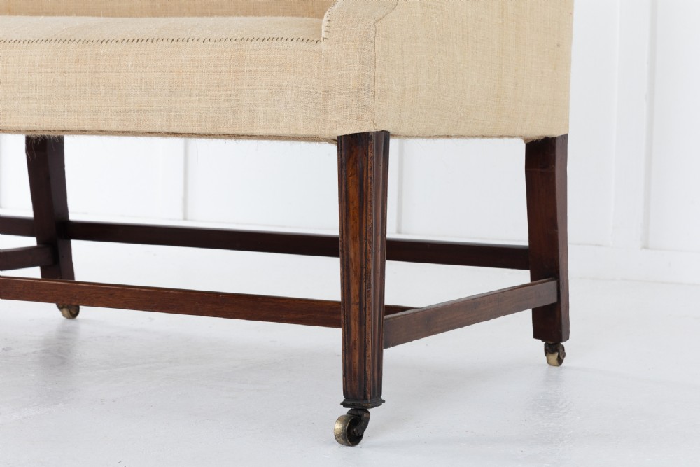 Late 18th Century George III Mahogany sofa View V