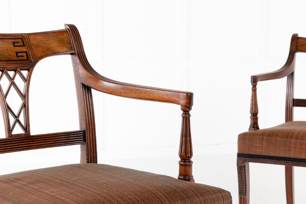 Set of Eight 19th Century Regency Mahogany Dining Chairs View VIII