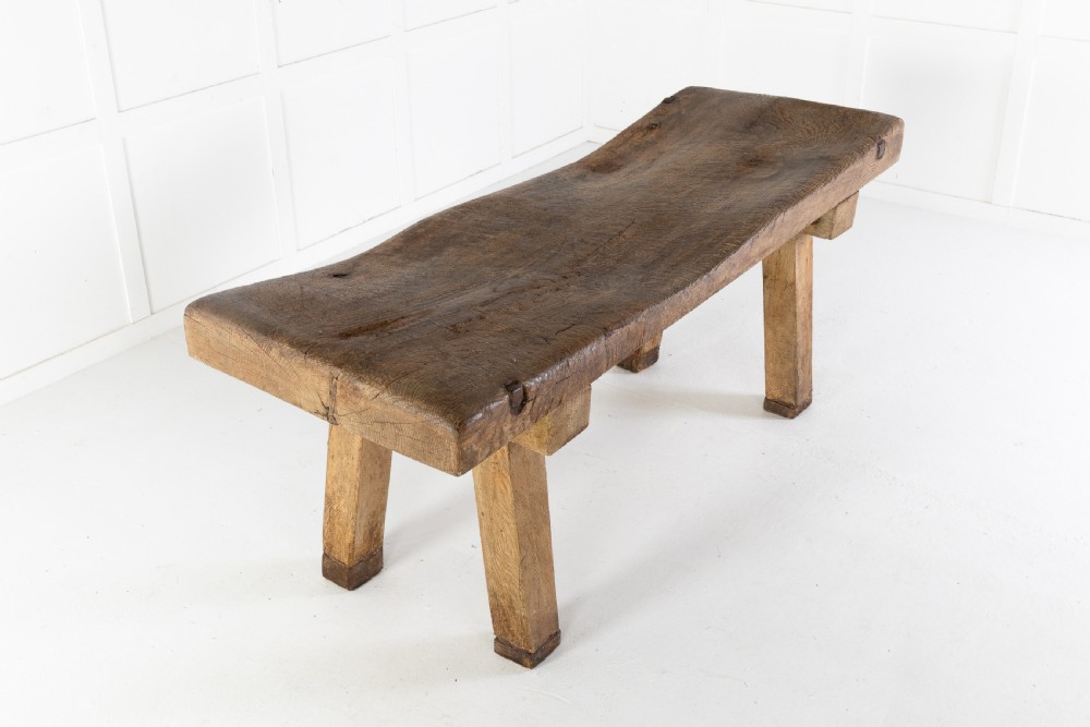 Rustic 19th Century English Chopping Block View II