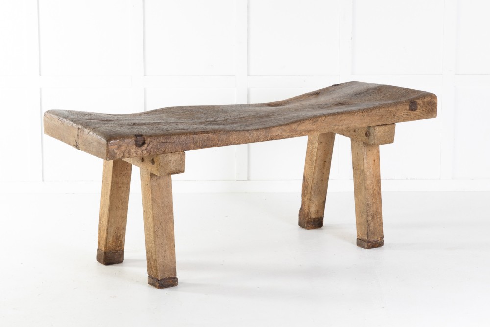 Rustic 19th Century English Chopping Block View IV
