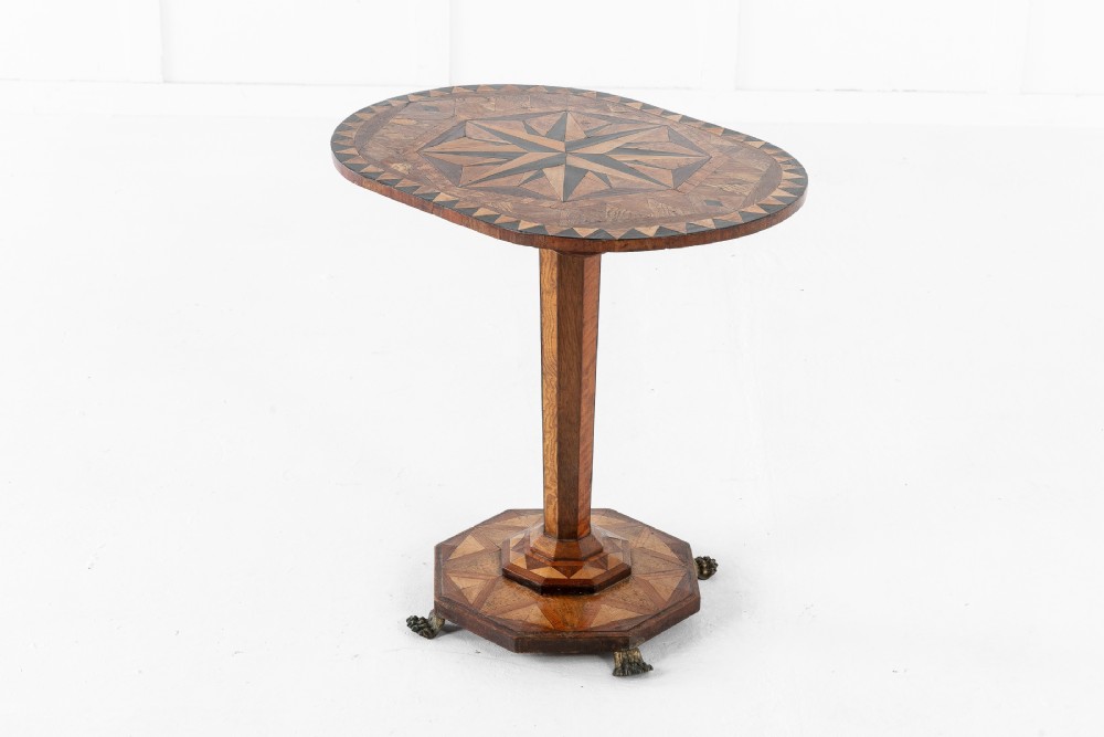 19th Century Specimen Wood Occasional Table