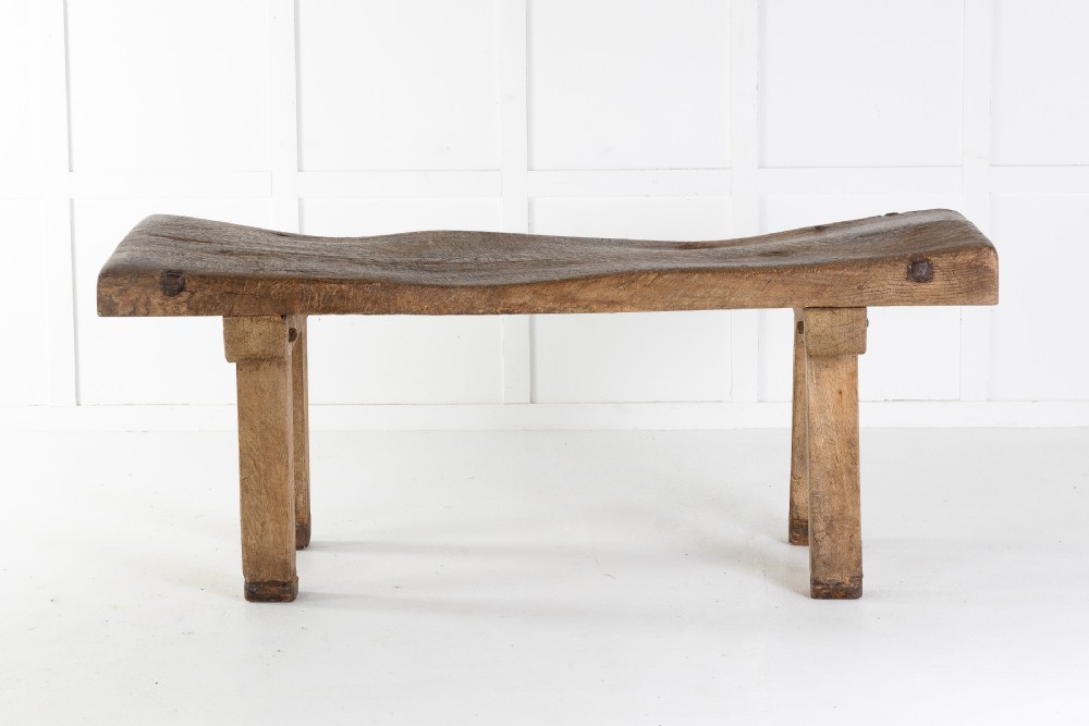 Rustic 19th Century English Chopping Block
