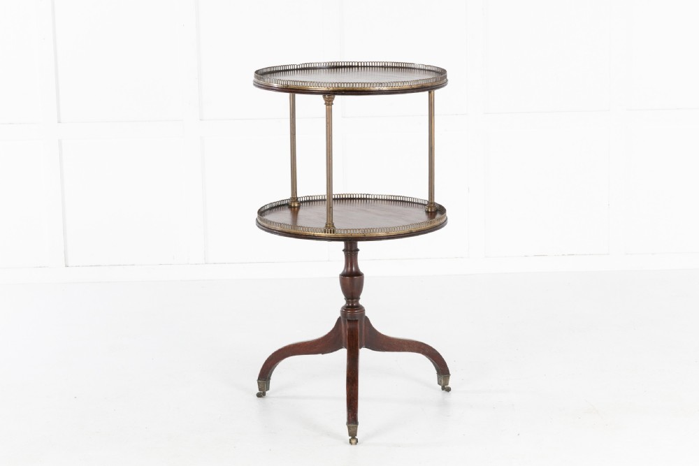 19th Century English Two Tier Dumb Waiter