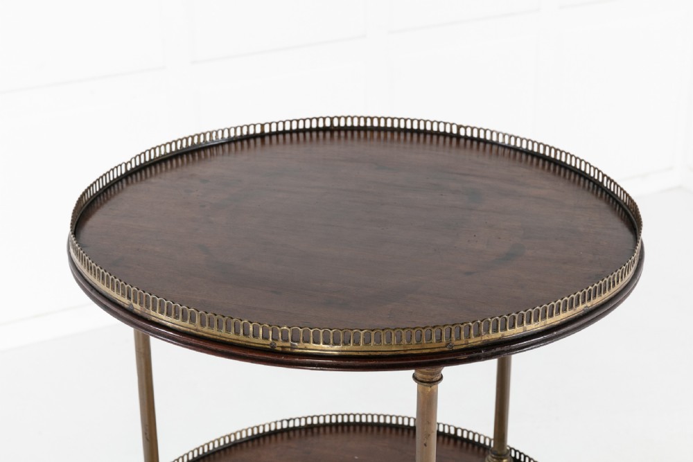 19th Century English Two Tier Dumb Waiter View II