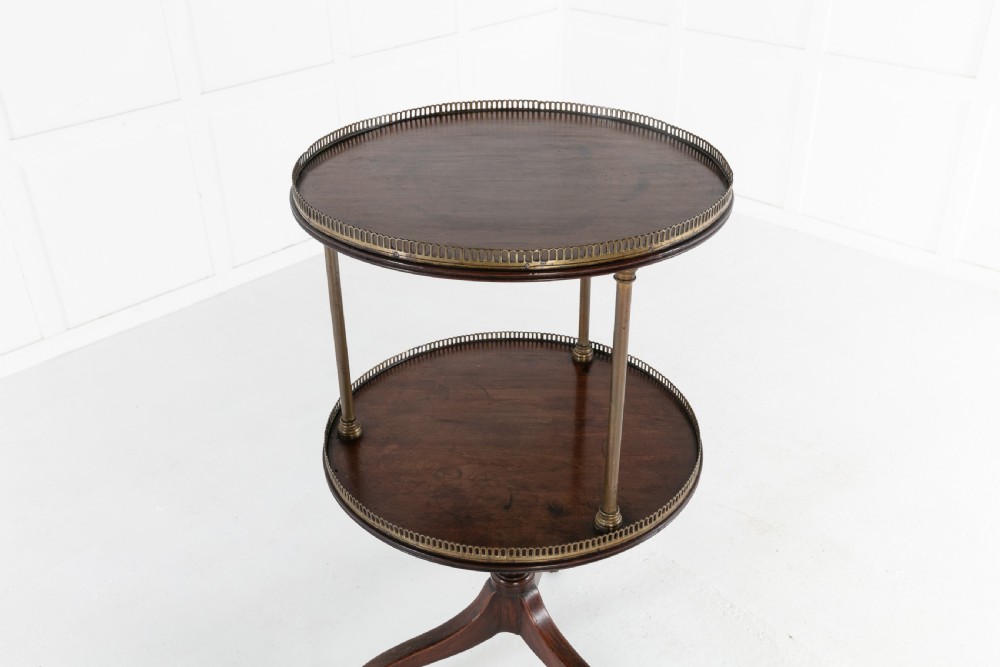 19th Century English Two Tier Dumb Waiter View III
