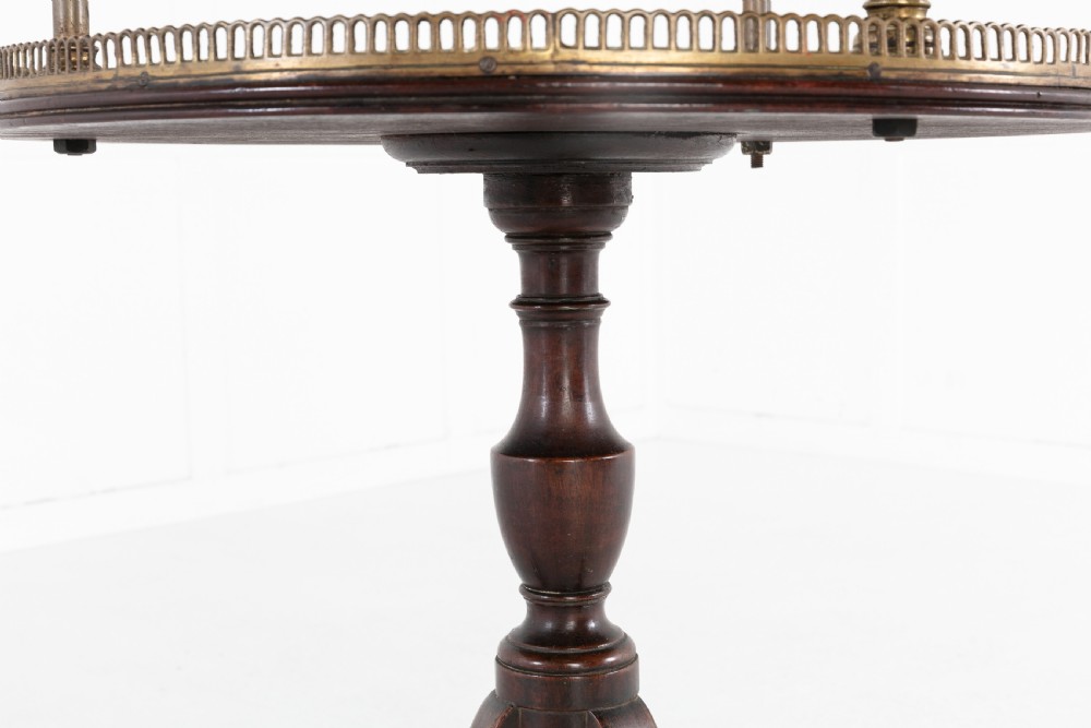 19th Century English Two Tier Dumb Waiter View IV