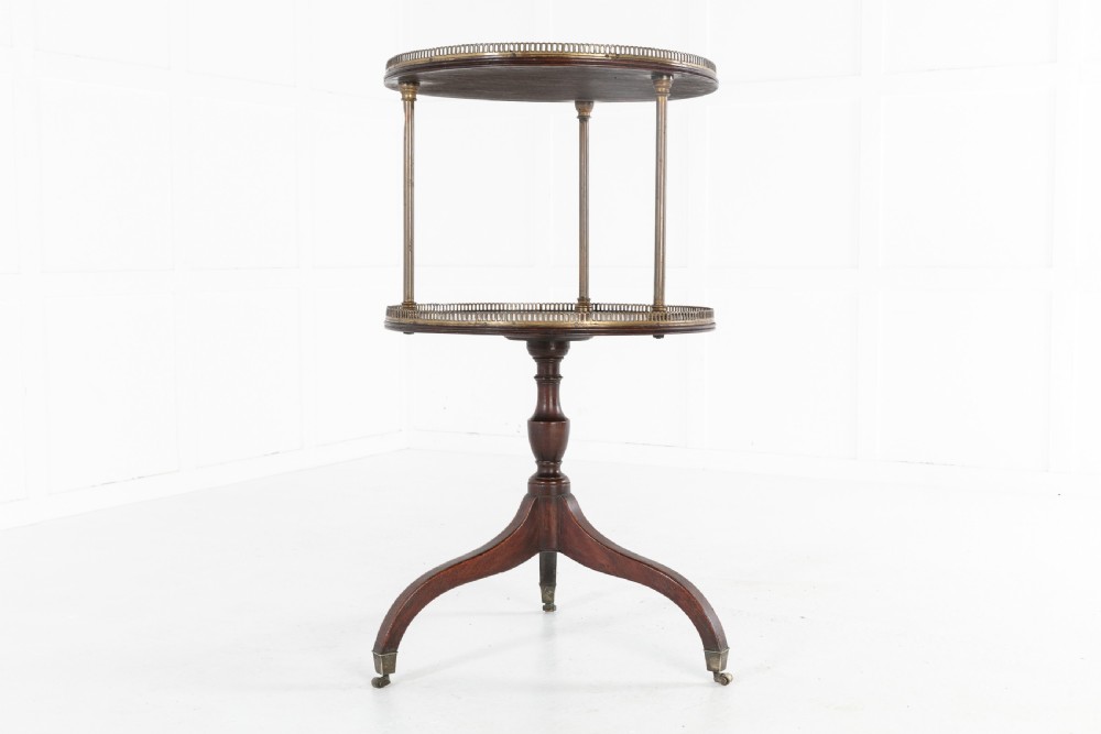 19th Century English Two Tier Dumb Waiter View V