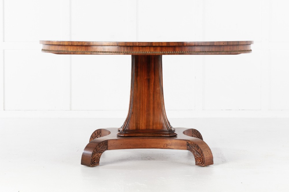 19th Century English Regency Gonçalo Alves Table