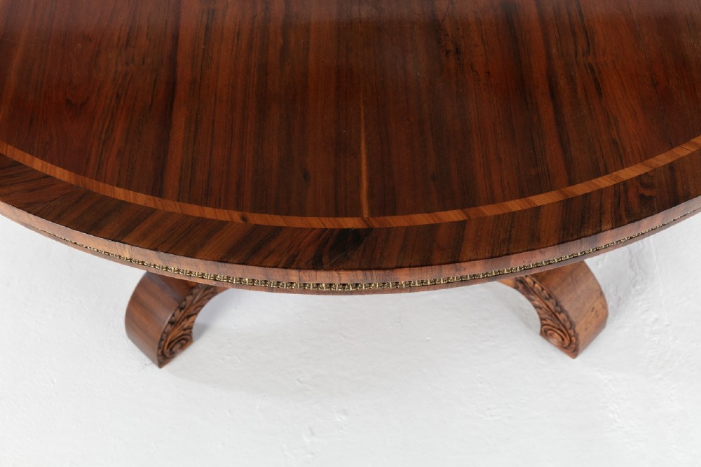19th Century English Regency Gonçalo Alves Table View V