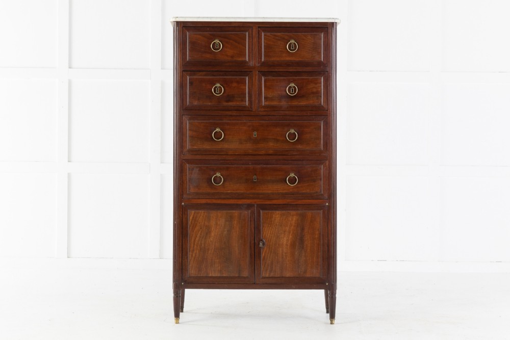 19th Century French Mahogany Cabinet