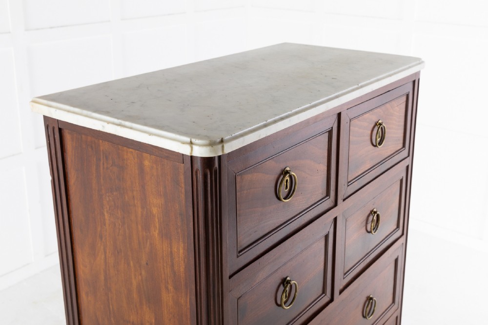 19th Century French Mahogany Cabinet View II