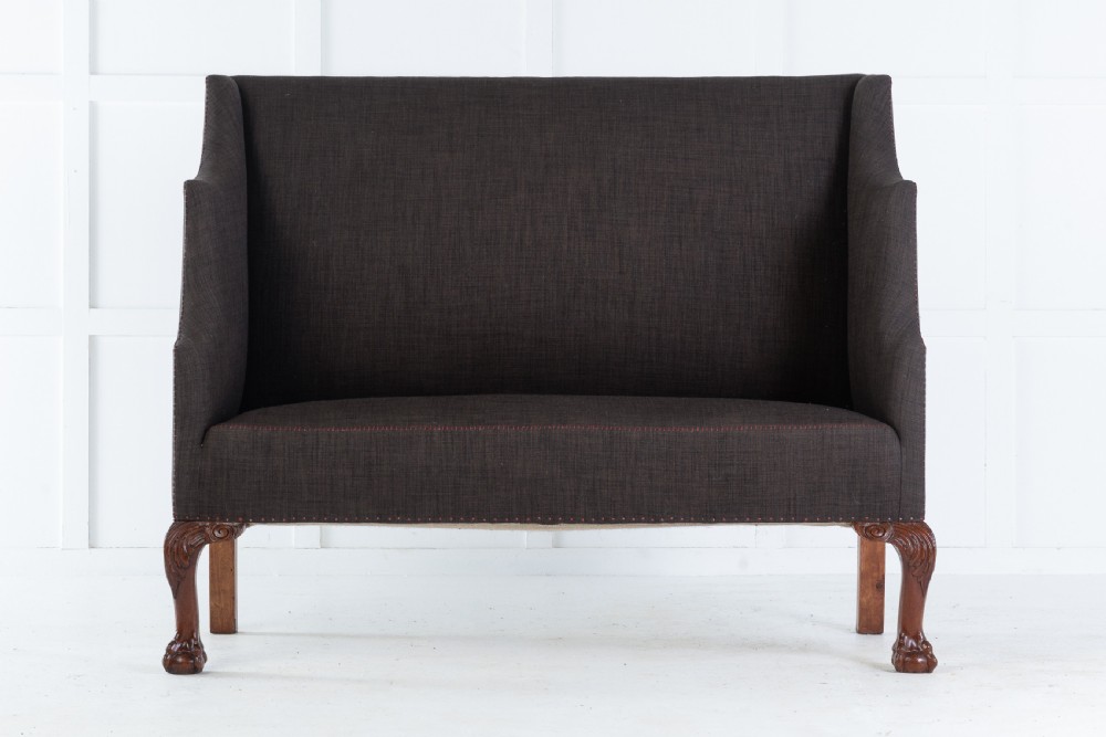 English Mahogany Ball and Claw Sofa Circa 1910 View II
