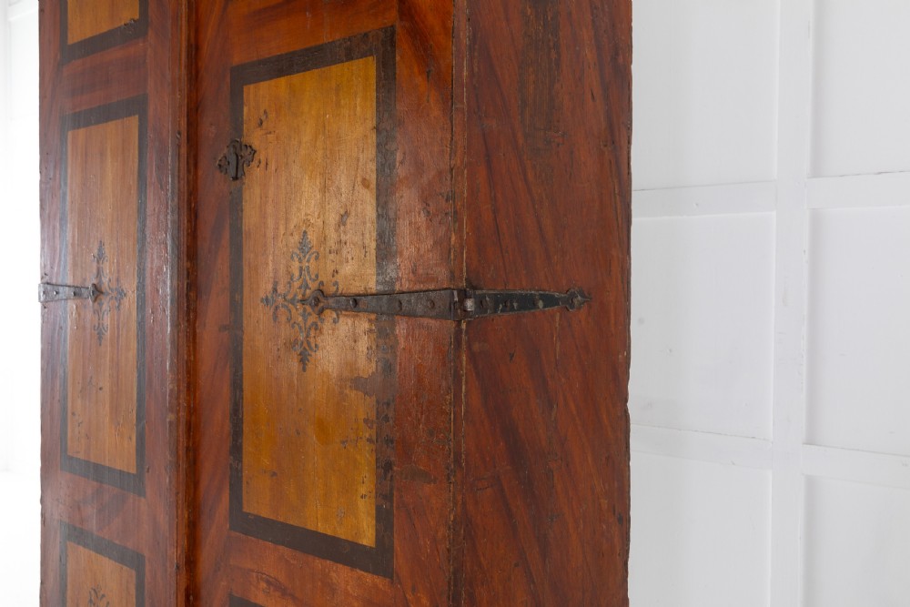18th Century Spanish Painted Cabinet View VIII