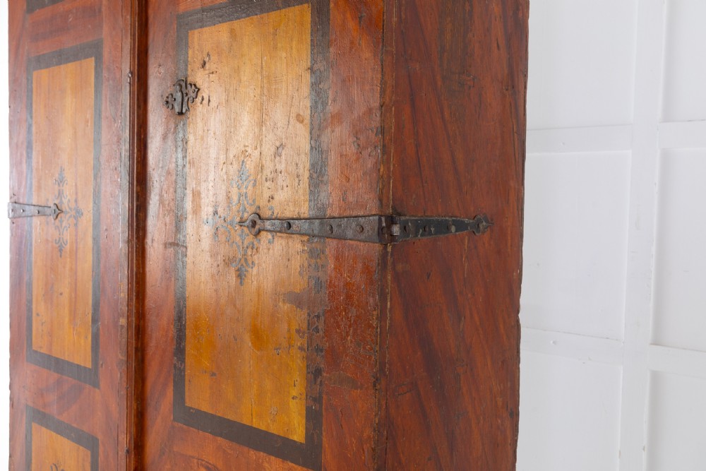 18th Century Spanish Painted Cabinet View IX