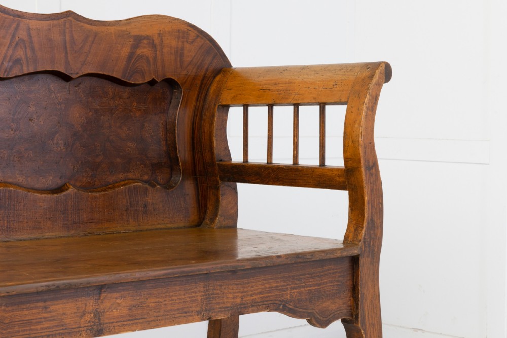 19th Century Scandinavian Painted Bench View III