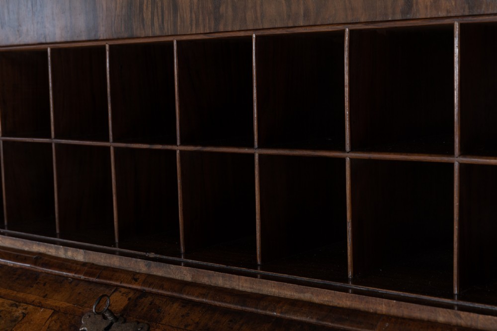 17th Century William and Mary Walnut Bureau Cabinet View VI