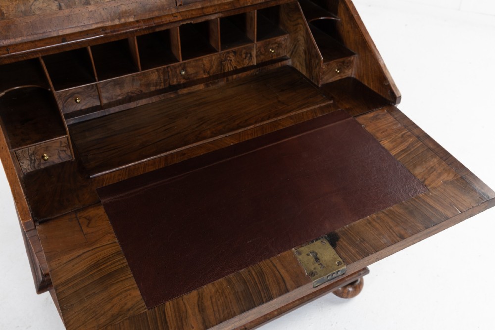17th Century William and Mary Walnut Bureau Cabinet View X