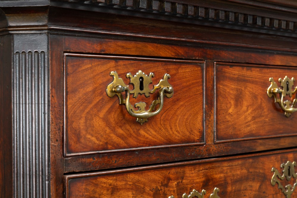 Early 18th Century English Mahogany Chest on Chest View XIII