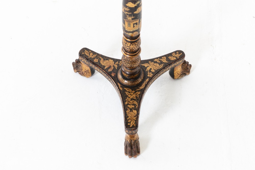 Small Chinese Export Lacquer Table View IV