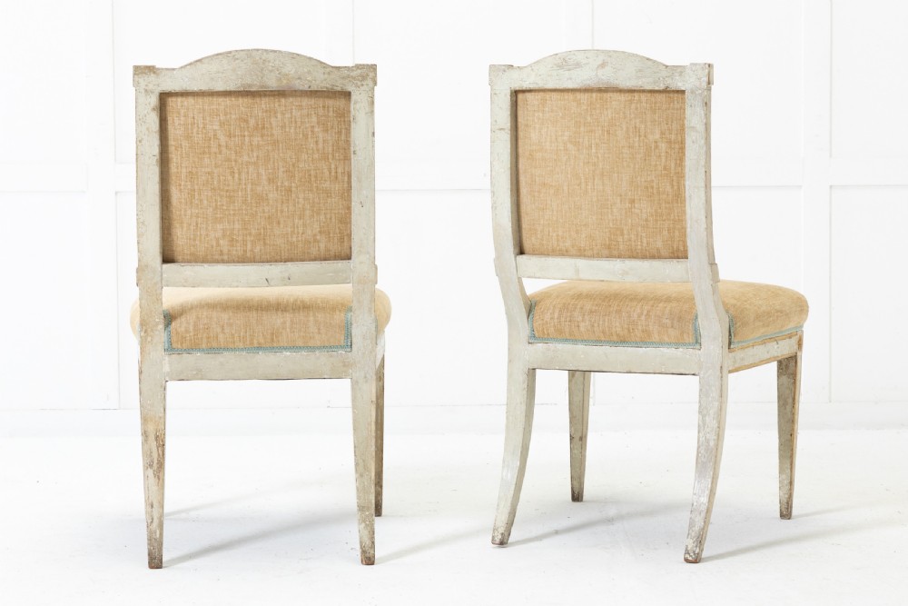 Pair of 18th Century Italian Painted Side Chairs View IV