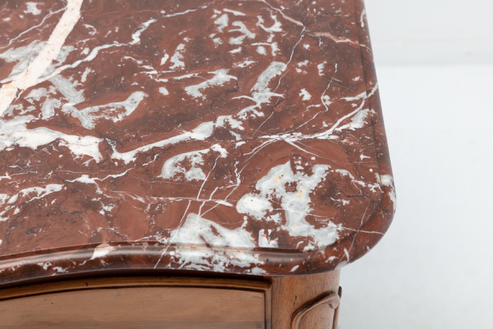 18th Century French Guaiac Wood and Walnut Commode View VII