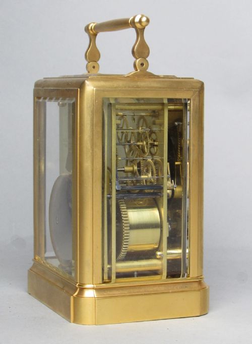 PAUL GARNIER SERIES I CARRIAGE CLOCK WITH CHAFFCUTTER - ADDITIONAL PHOTO 1
