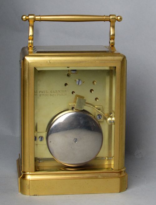 PAUL GARNIER SERIES I CARRIAGE CLOCK WITH CHAFFCUTTER - ADDITIONAL PHOTO 2