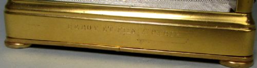 LE ROY ET FILS PARIS AN EARLY MULTIPIECE QUARTER STRIKING CARRIAGE CLOCK - ADDITIONAL PHOTO 2