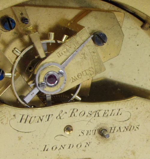 RARE MOONPHASE STRUT CLOCK ATTRIBUTED TO THOMAS COLE - ADDITIONAL PHOTO 2