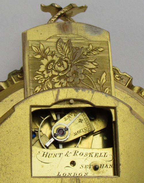 RARE MOONPHASE STRUT CLOCK ATTRIBUTED TO THOMAS COLE - ADDITIONAL PHOTO 6