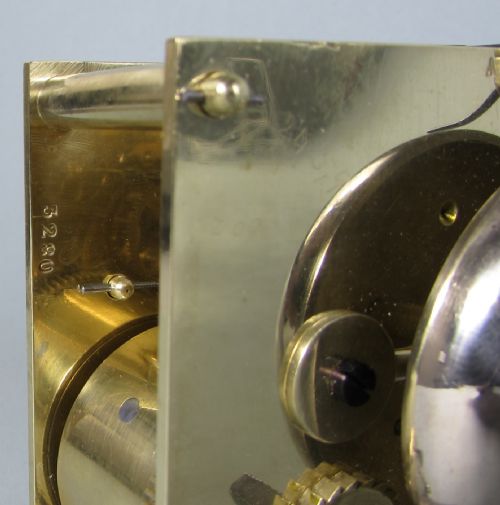 MOSER INKWELL CLOCK WITH CHAFFCUTTER ESCAPEMENT - ADDITIONAL PHOTO 3