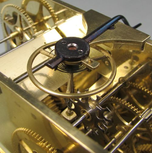 MOSER INKWELL CLOCK WITH CHAFFCUTTER ESCAPEMENT - ADDITIONAL PHOTO 6