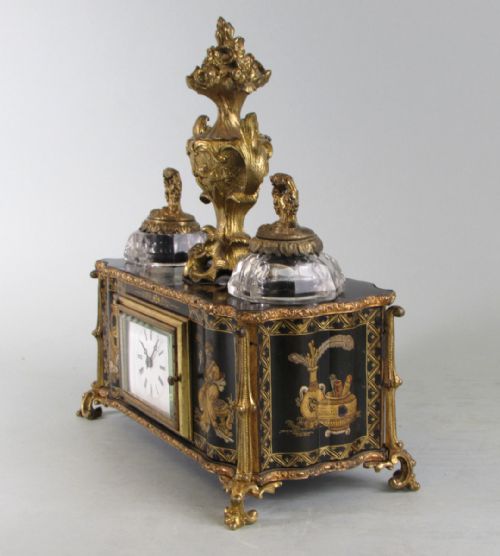 MOSER INKWELL CLOCK WITH CHAFFCUTTER ESCAPEMENT - ADDITIONAL PHOTO 9