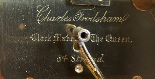 CHARLES FRODSHAM HOLINGUE FRRES A GIANT CARRIAGE CLOCK - ADDITIONAL PHOTO 3