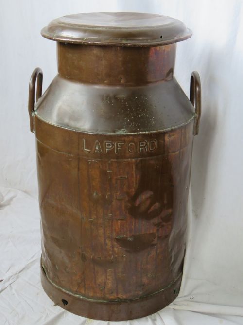 COPPER 10 GALLON MILK CHURN AMBROSIA - ADDITIONAL PHOTO 4