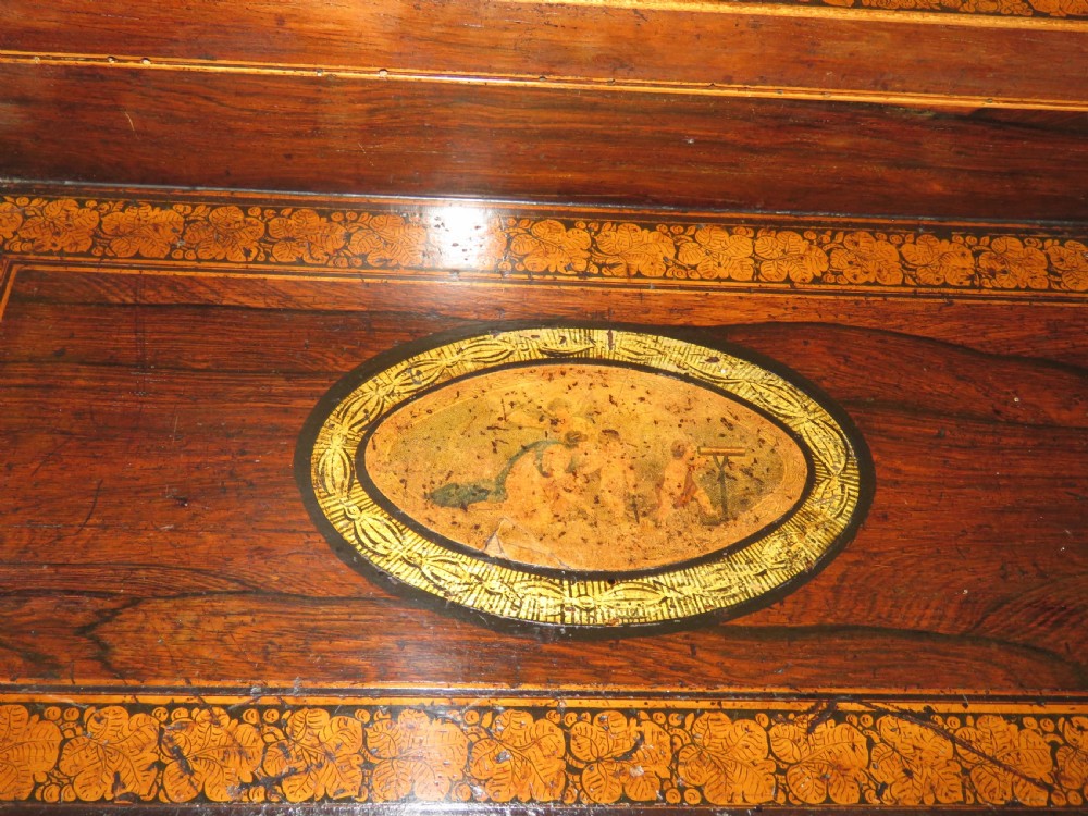 Rosewood Writing Slope Late Regency View V