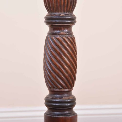 MAHOGANY TORCHERE - ADDITIONAL PHOTO 4