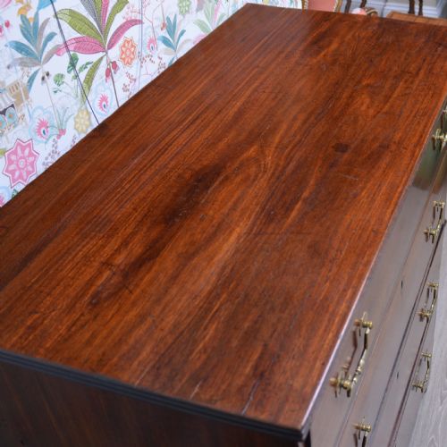 ANGLO INDIAN COLONIAL PADAUK CHEST OF DRAWERS - ADDITIONAL PHOTO 4