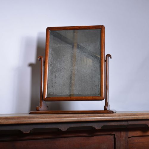 LARGE MAHOGANY DRESSING MIRROR - ADDITIONAL PHOTO 5