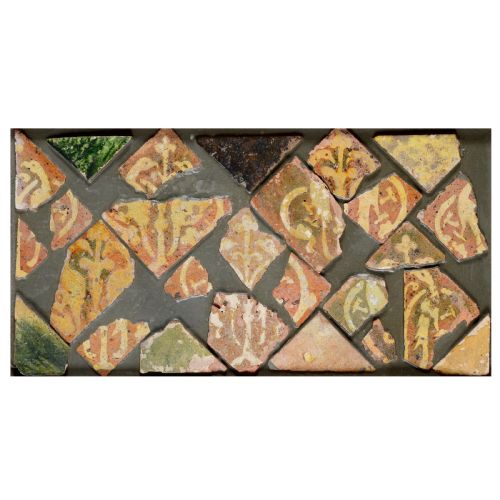 Medieval Encaustic Tile Fragments