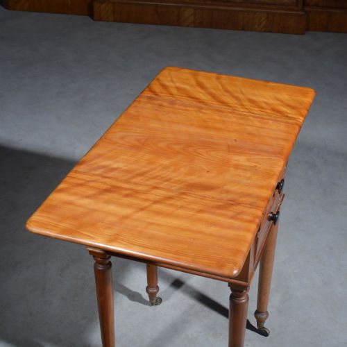 SATIN BIRCH BEDSIDE TABLE OR LAMP TABLE - ADDITIONAL PHOTO 5