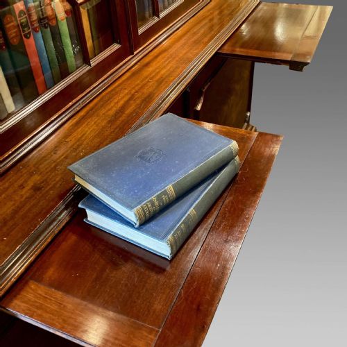 GEORGIAN MAHOGANY GLAZED BOOKCASE - ADDITIONAL PHOTO 8