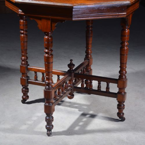 OCTAGONAL AESTHETIC MOVEMENT TABLE - ADDITIONAL PHOTO 1