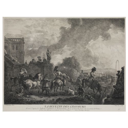 THREE 18TH CENTURY FRENCH ENGRAVINGS - ADDITIONAL PHOTO 4